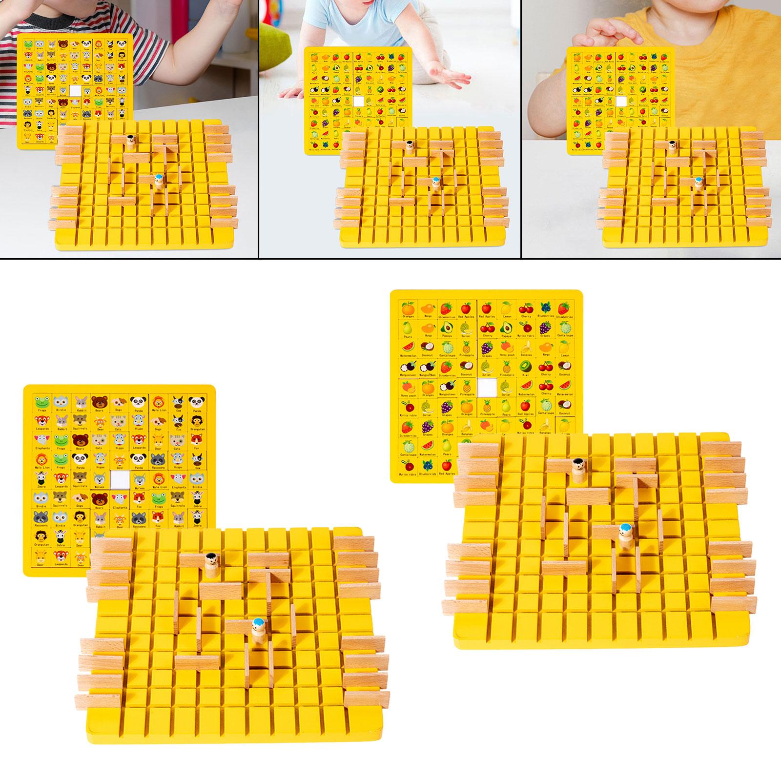 Strategy Board Game - Interactive Wooden Board Game 2in1 Strategy