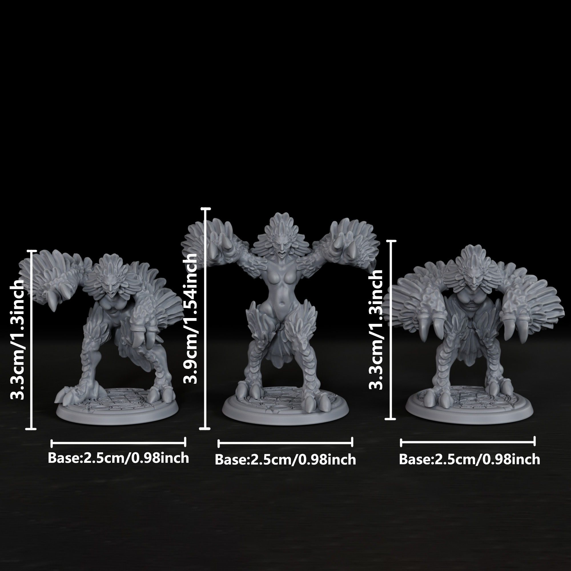 RPG Harpies Miniature - Christ - Board Game Live ulasan dan harga