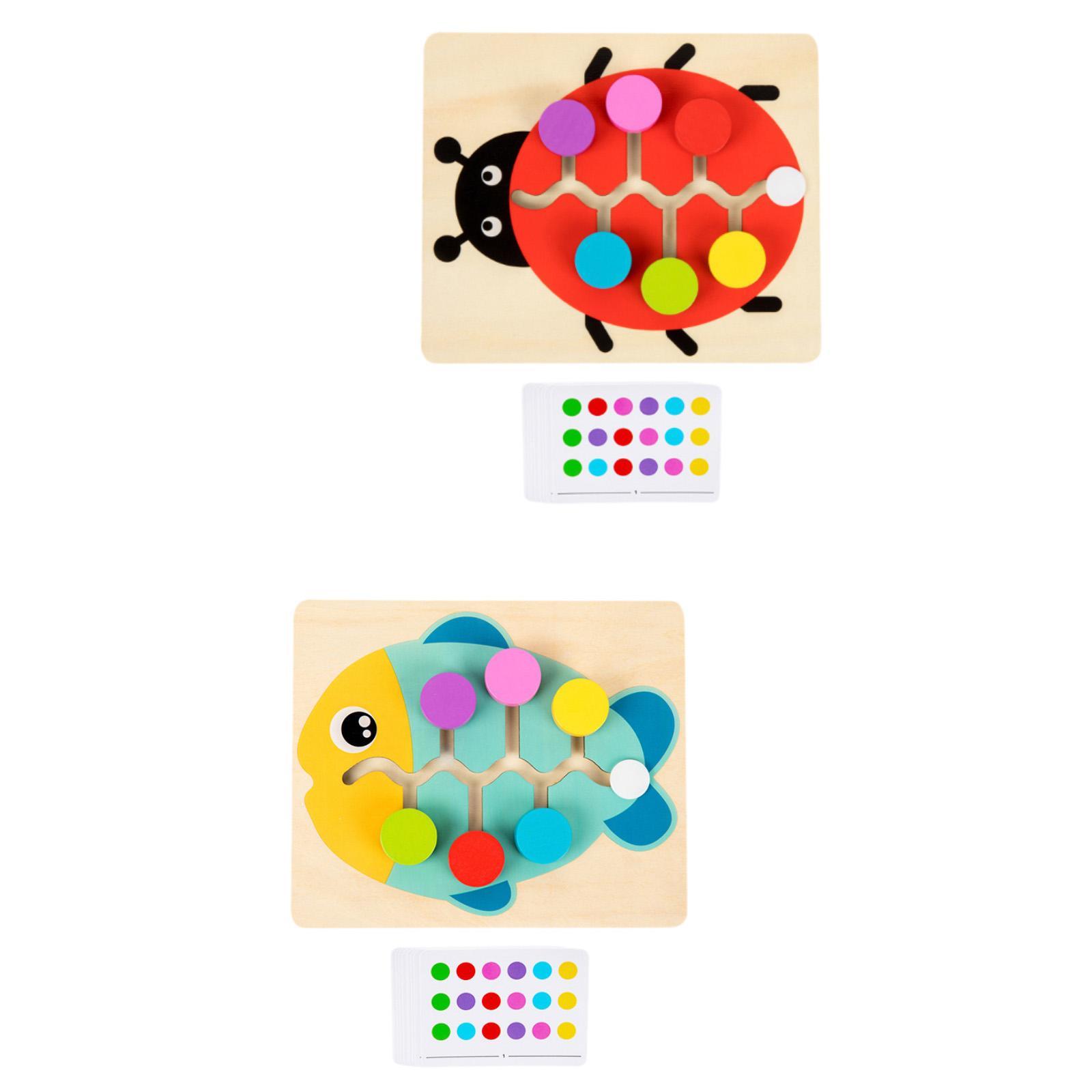 Wood Color Matching Slide Puzz - Strategy Board Game ulasan dan harga