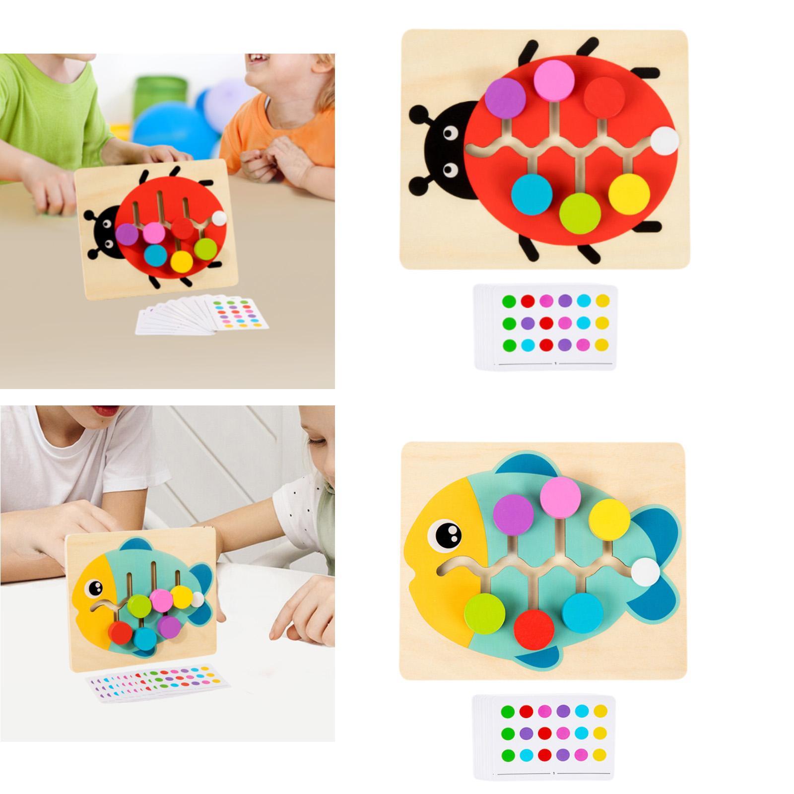 Wood Color Matching Slide Puzz - Strategy Board Game ulasan dan harga