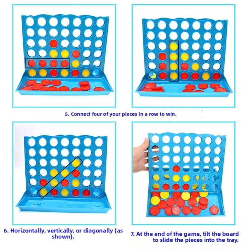 3D Four-in-a-Row Board Game fo - Board Game Live ulasan dan harga