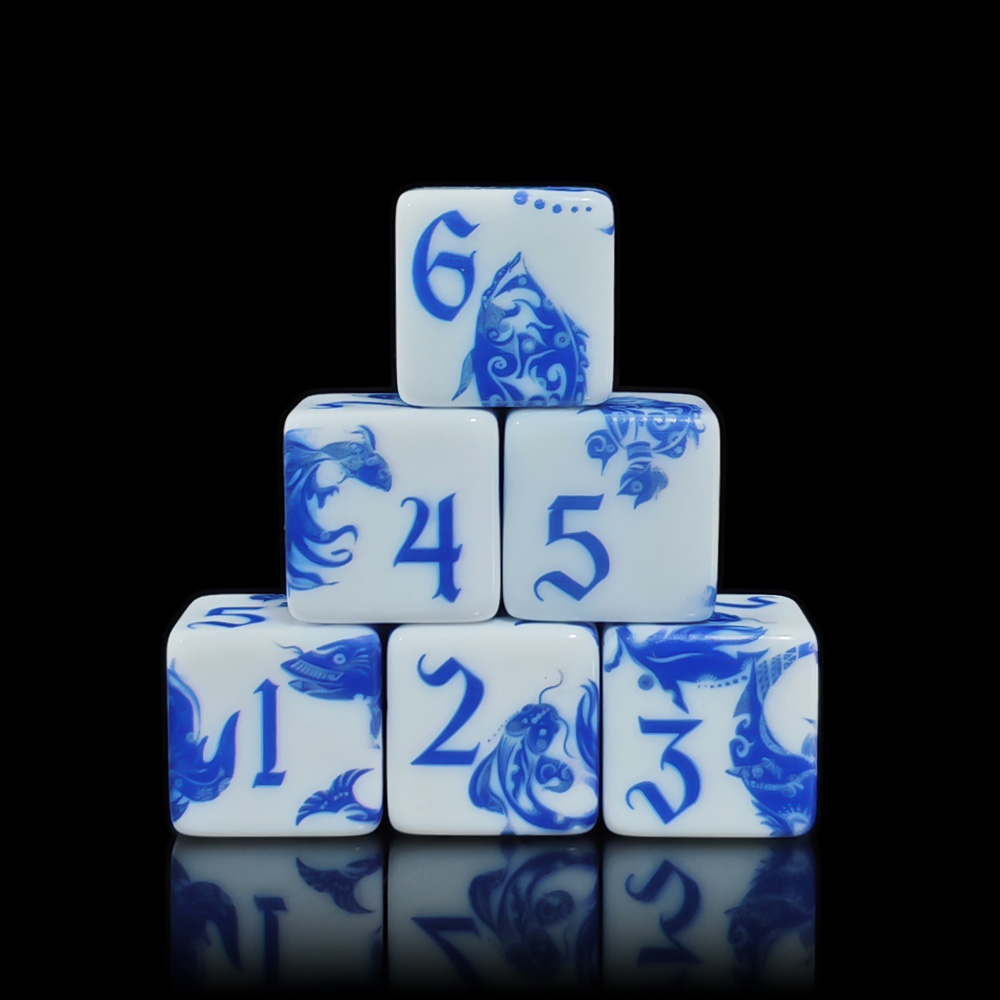 12Pcs Blue And White Porcelain - Board Game Live ulasan dan harga