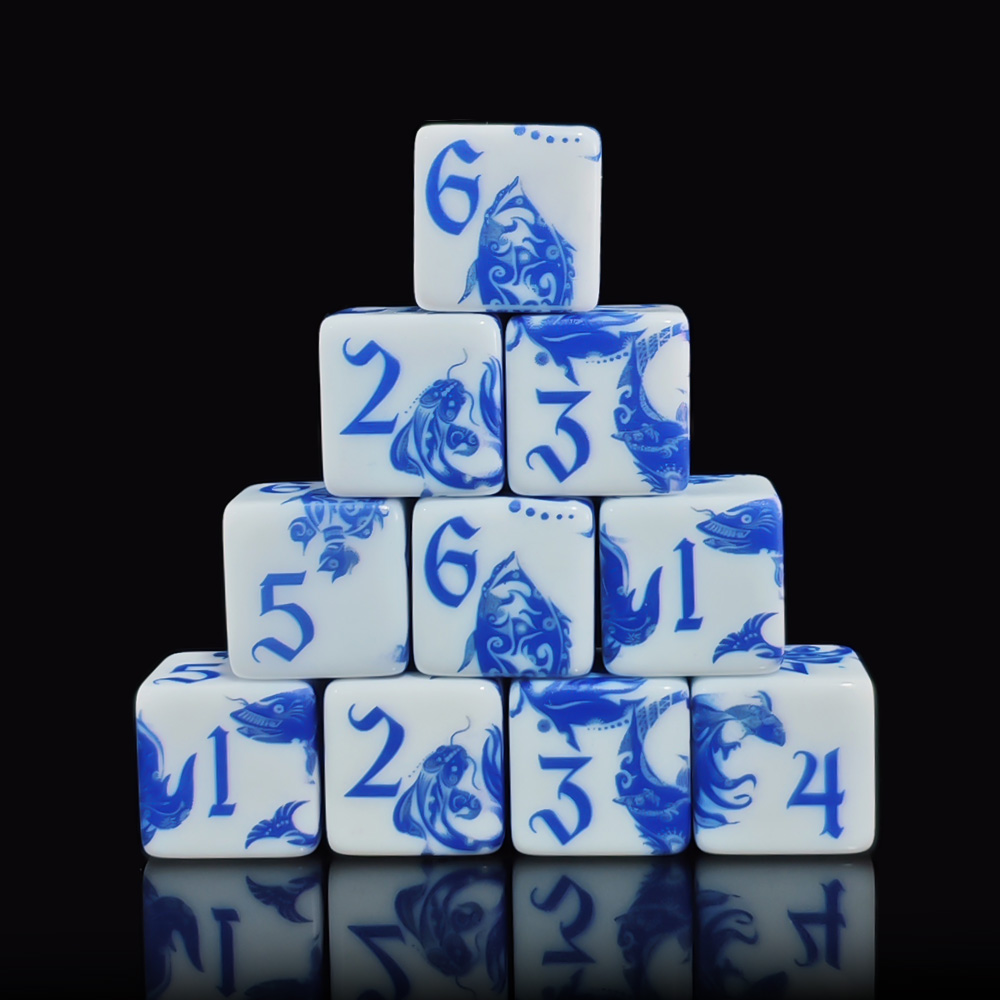 12Pcs Blue And White Porcelain - Board Game Live ulasan dan harga
