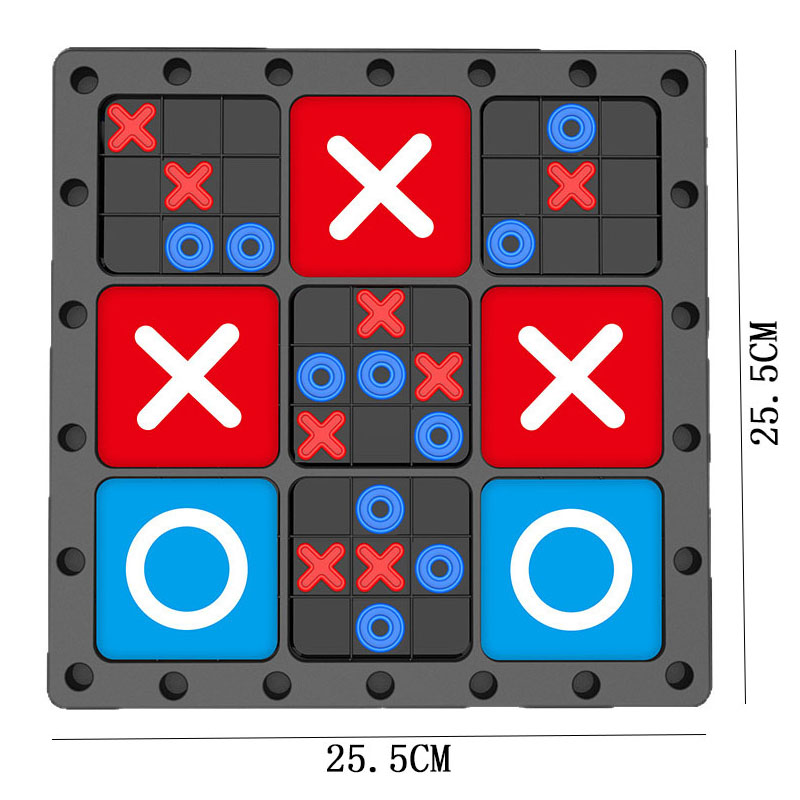 NEW 2 In1 Tic Tac Toe Board Ga - Strategy Board Game ulasan dan harga