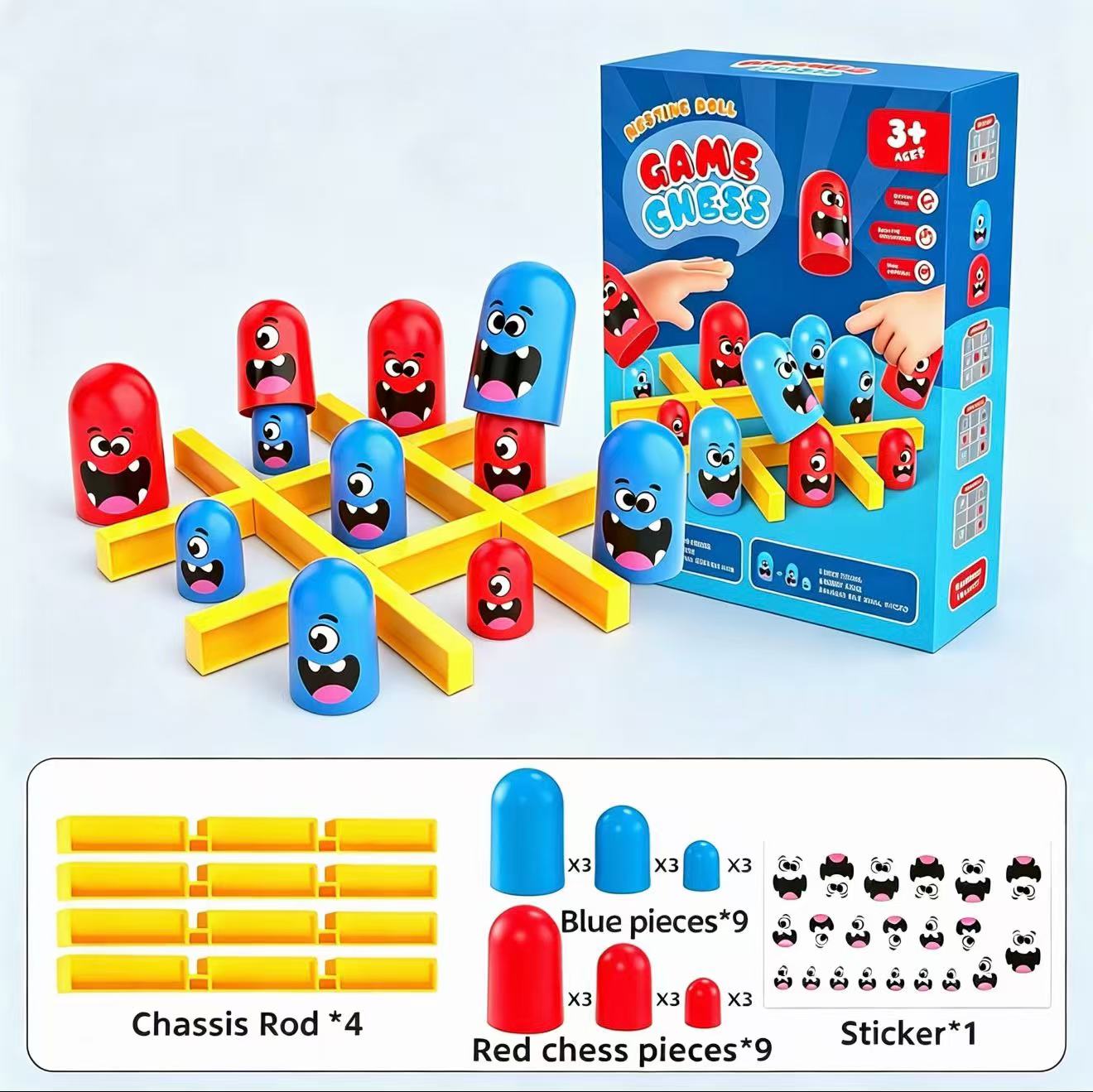 Tic-Tac-Toe Eat-and-Be-Sized S - Board Game Live ulasan dan harga